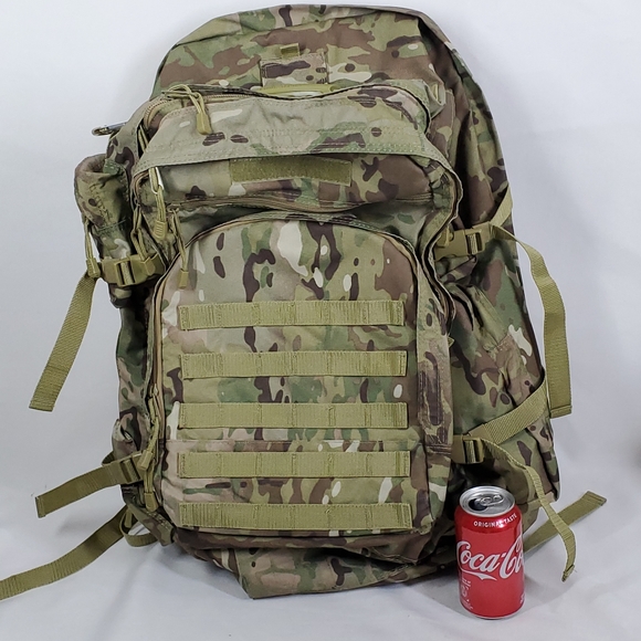 Large Code Alpha Militia Expandable Backpack Military Style Camouflage Hiking Ca - Picture 10 of 16
